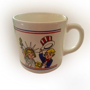 Vintage Campbells Soups Salute America Mug